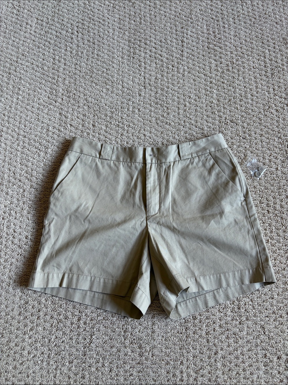 GAP Women's Light Khaki High-Waist Shorts